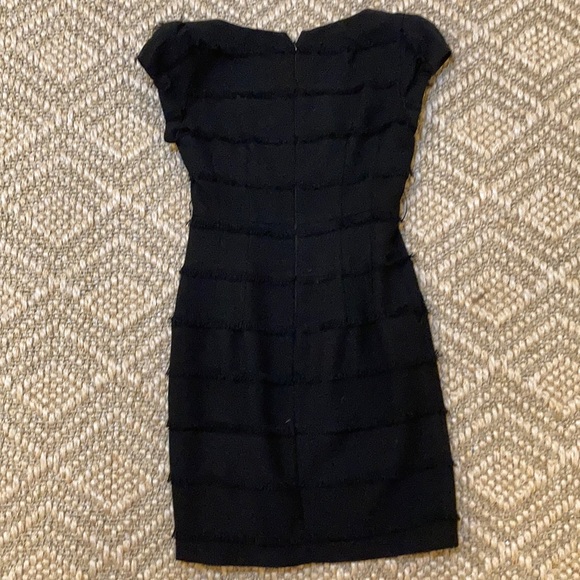 Black fringe Nanette Lepore dress size 2 - Picture 5 of 5